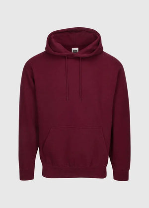 Three Layer Premium Pullover Hoodie Burgundy