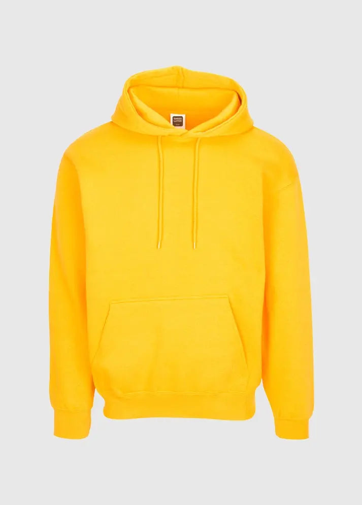 Three Layer Premium Pullover Hoodie Gold