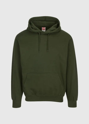 Three Layer Premium Pullover Hoodie Military Green