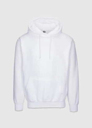 Three Layer Premium Pullover Hoodie White