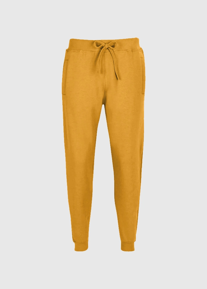 Three Layer Fleece Joggers Gold