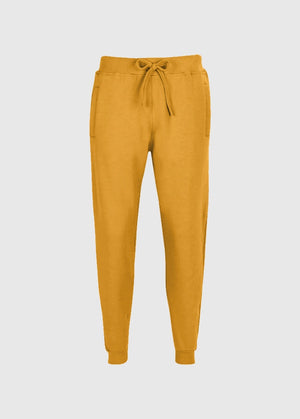 Three Layer Fleece Joggers Gold