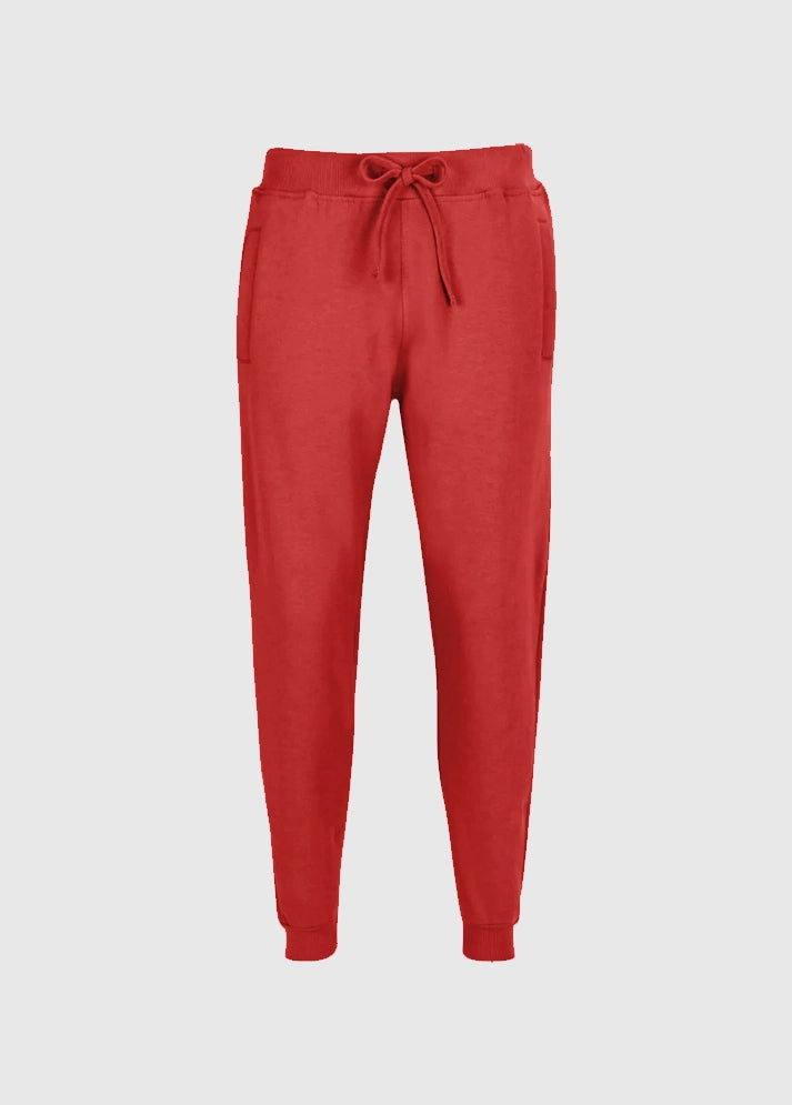 Three Layer Fleece Joggers Red