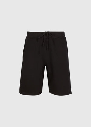 Three Layer Fleece Shorts Black