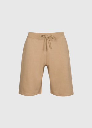 Three Layer Fleece Shorts Tan