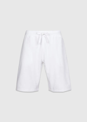 Three Layer Fleece Shorts White