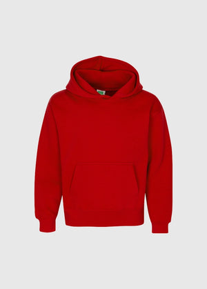 Three Layers Youth Hoodie Red