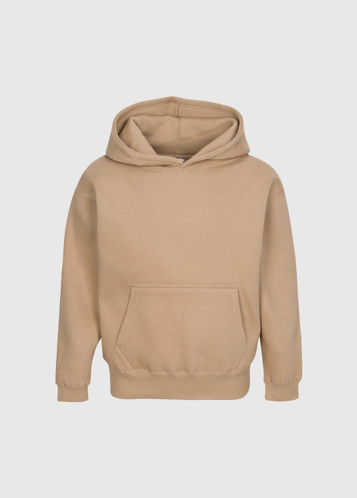 Three Layers Youth Hoodie Tan