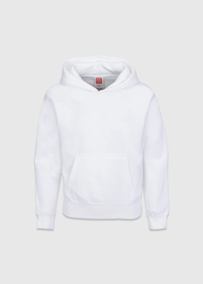 Three Layers Youth Hoodie White