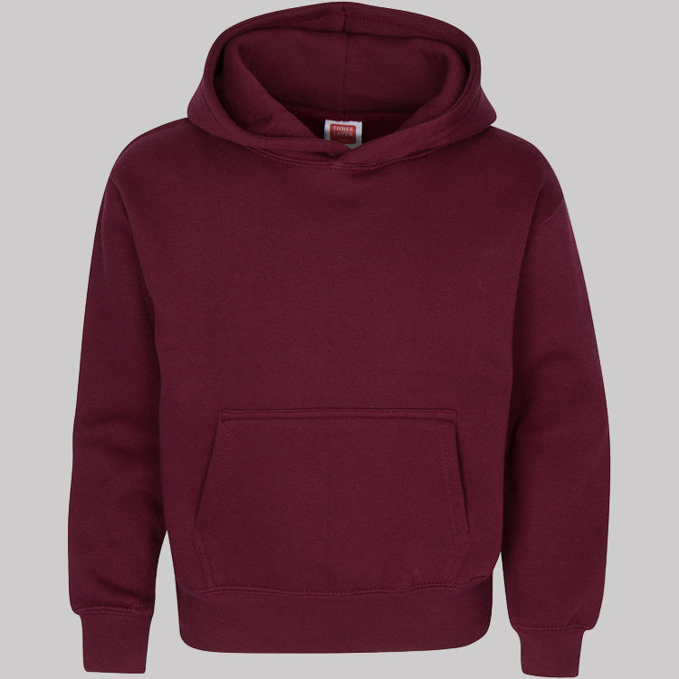 Three Layer Youth Pull Over Hoodie THREE LAYER