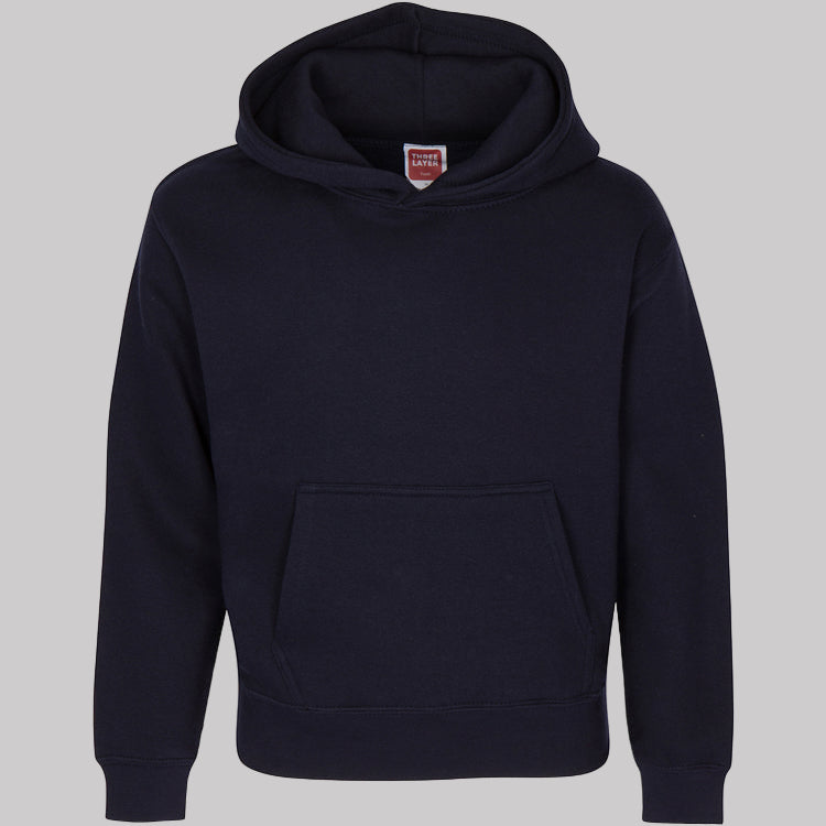 Three Layer Youth Pull Over Hoodie THREE LAYER