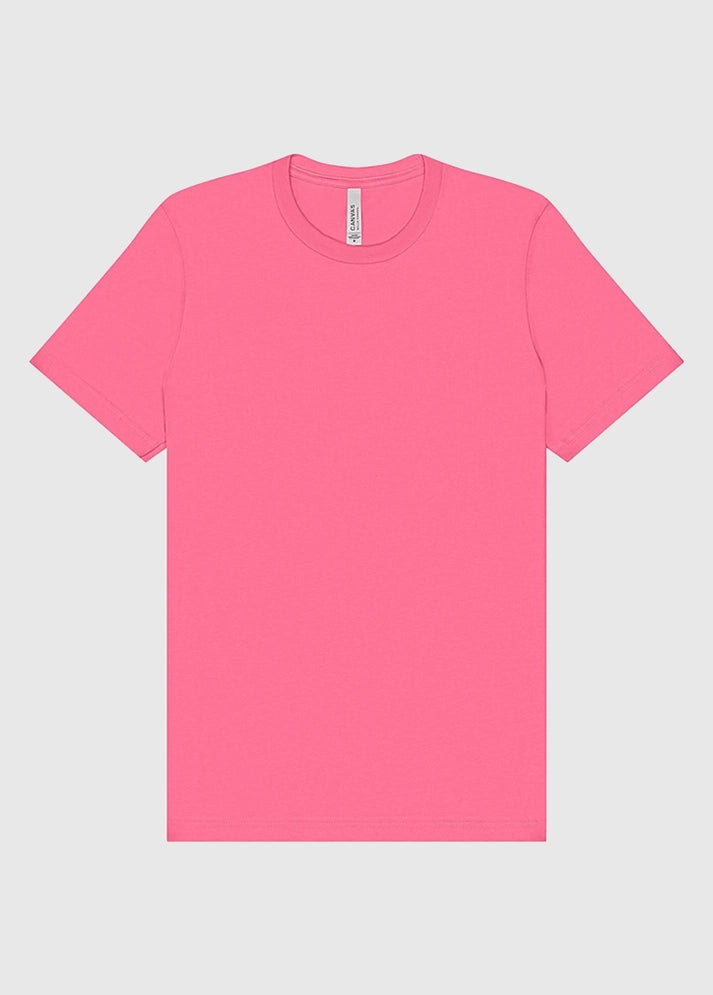 Bella + Canvas Jersey Tee Charity Pink