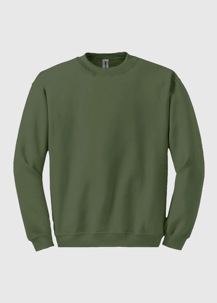 Gildan Heavy Blend™ Crewneck Sweatshirt Military Green