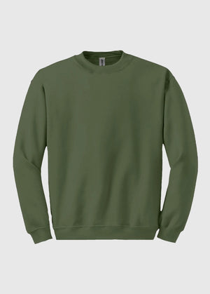 Gildan Heavy Blend™ Crewneck Sweatshirt Military Green