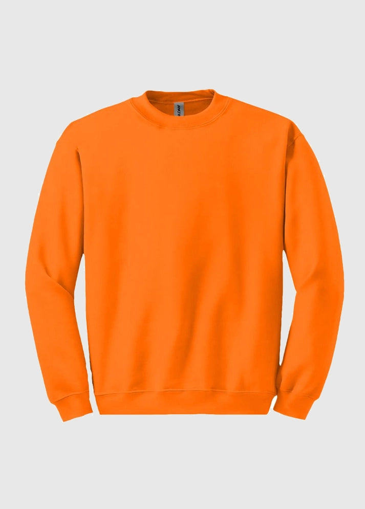 Gildan Heavy Blend™ Crewneck Sweatshirt Safety Orange