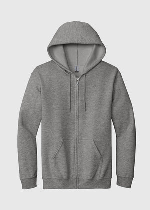 Gildan Heavy Blend™ Full-Zip Hooded Sweatshirt Graphite Heather