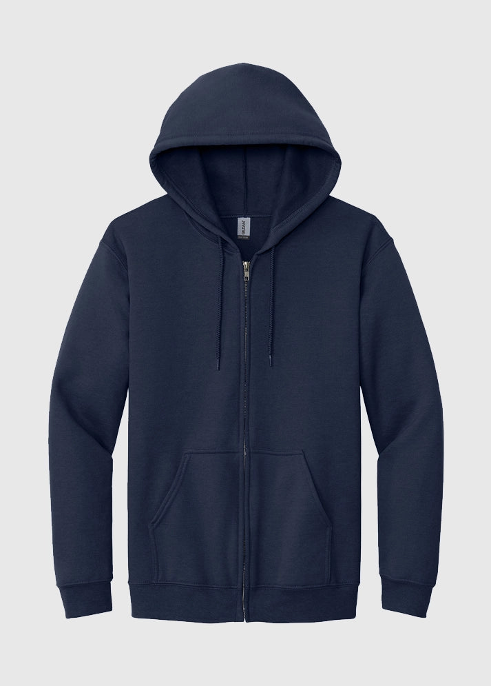 Gildan Heavy Blend™ Full-Zip Hooded Sweatshirt Navy