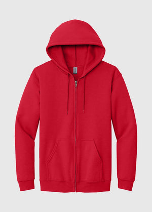 Gildan Heavy Blend™ Full-Zip Hooded Sweatshirt Red