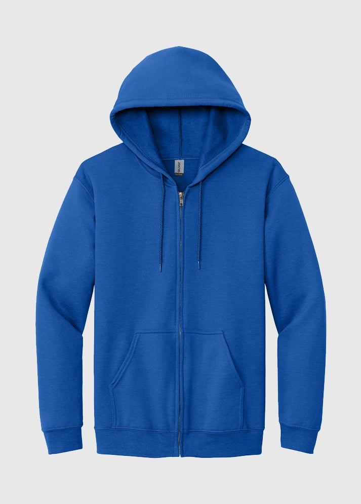 Gildan Heavy Blend™ Full-Zip Hooded Sweatshirt Royal