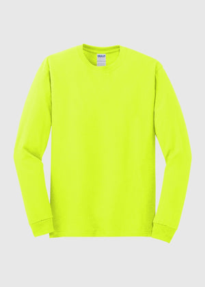 Gildan Heavy Cotton™ Long Sleeve Safety Green