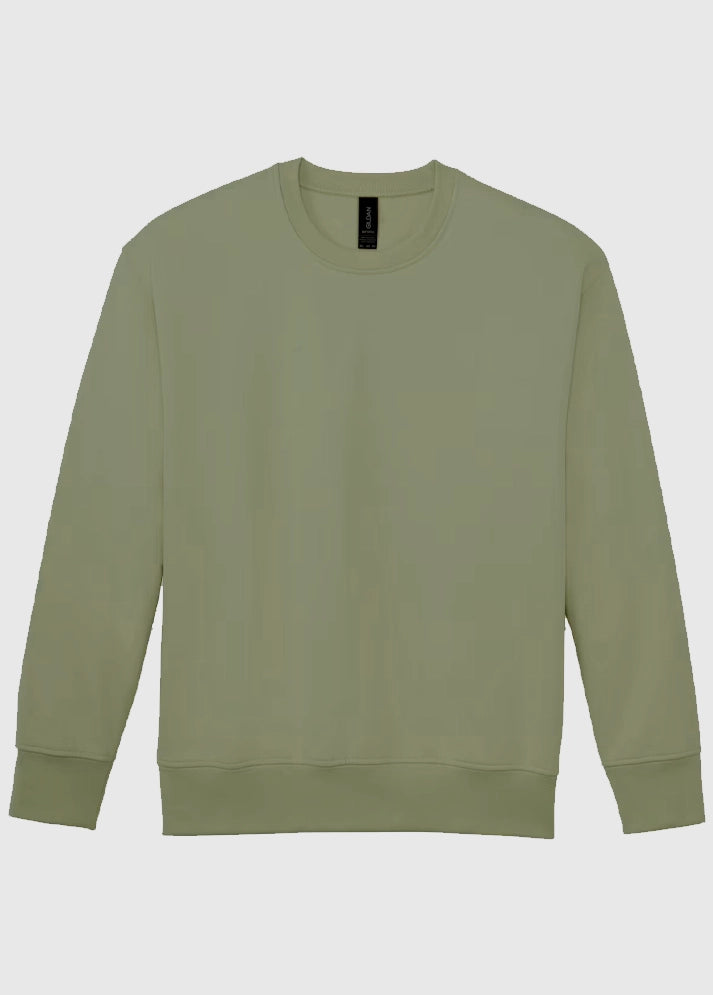 Gildan Softstyle™ Crewneck Sweatshirt Military Green