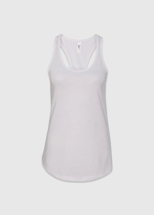Next Level Women's Racerback White