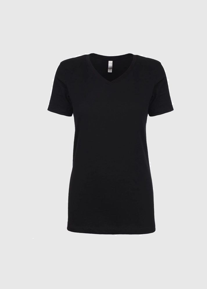 Next Level Women's V-neck Black