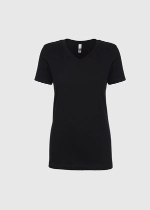 Next Level Women's V-neck Black