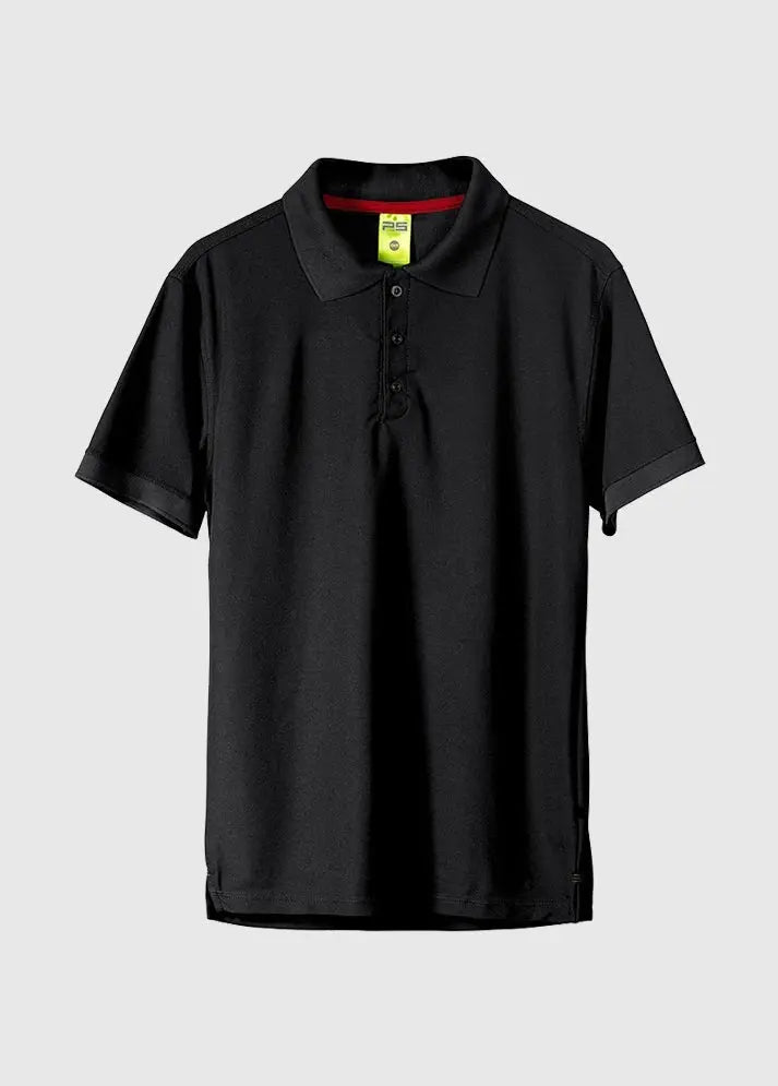 Playerytees Polyester Polo Black