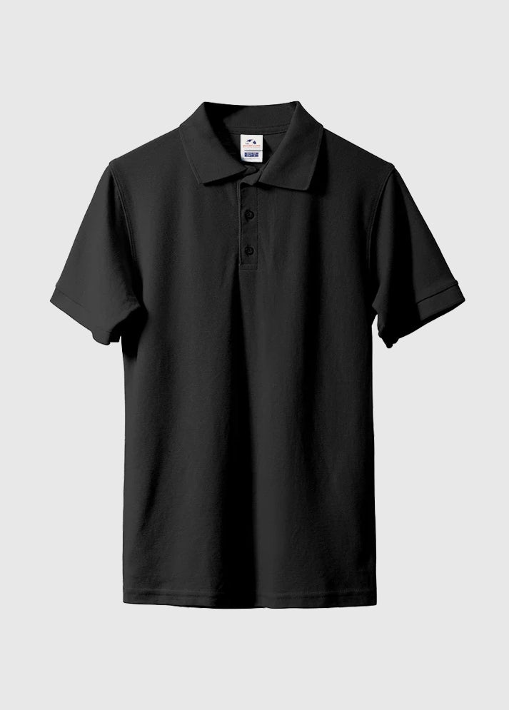 Playerytees 50/50 Polo Black