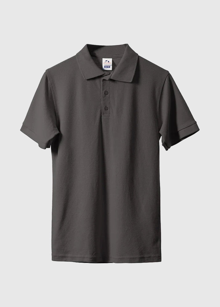 Playerytees 50/50 Polo Charcoal
