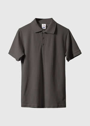 Playerytees 50/50 Polo Charcoal