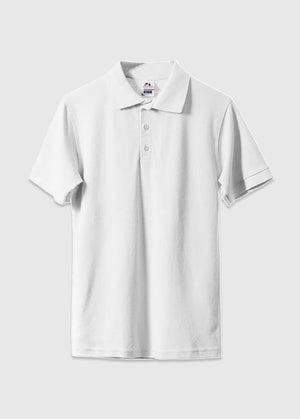 Playerytees 50/50 Polo White