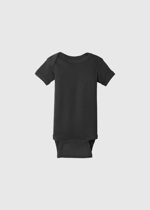 Rabbit Skins Baby Rib Onesie Black