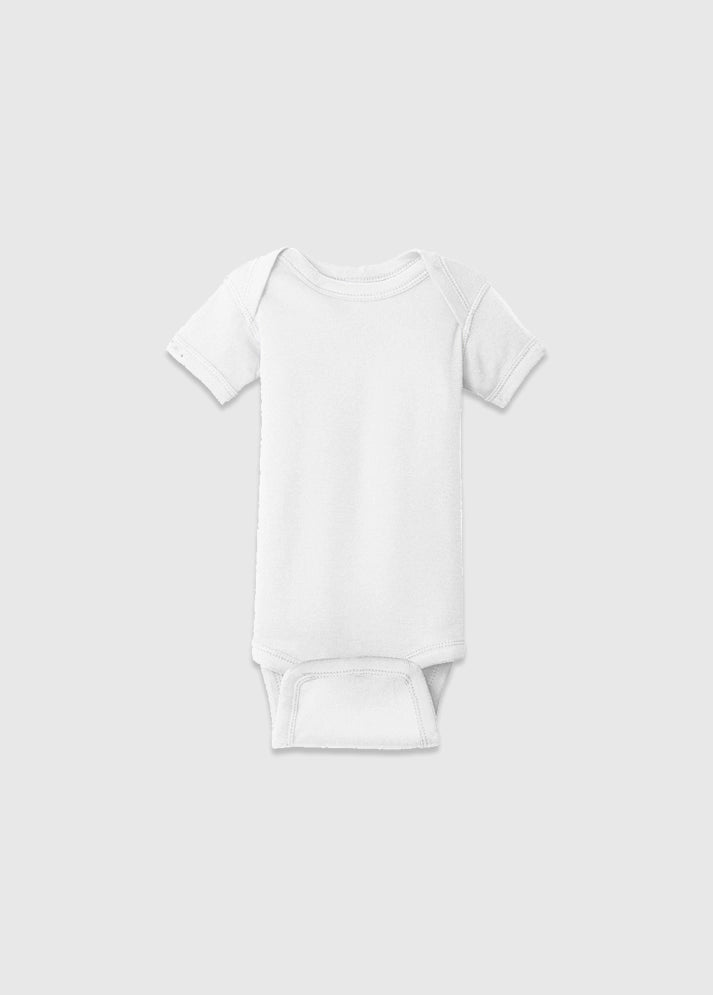 Rabbit Skins Baby Rib Onesie White