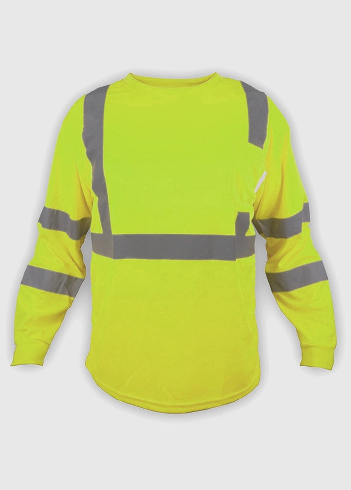 True Crest Safety Shirt Safety Green