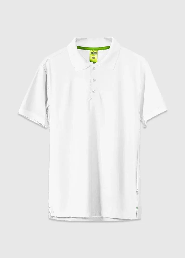 Playerytees Polyester Polo White